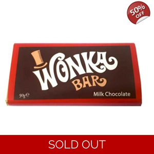 Wonka Milk Chocolate Bar 50g